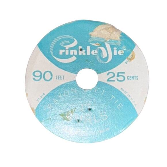 VTG Holiday Ribbon Twinkle Tye Laurel Lustre American Greetings Christmas READ - Picture 3 of 14